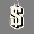 Paper Air Freshener Tag - Dollar Sign